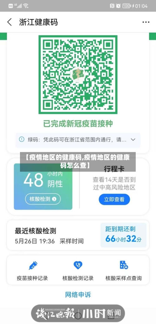 【疫情地区的健康码,疫情地区的健康码怎么查】