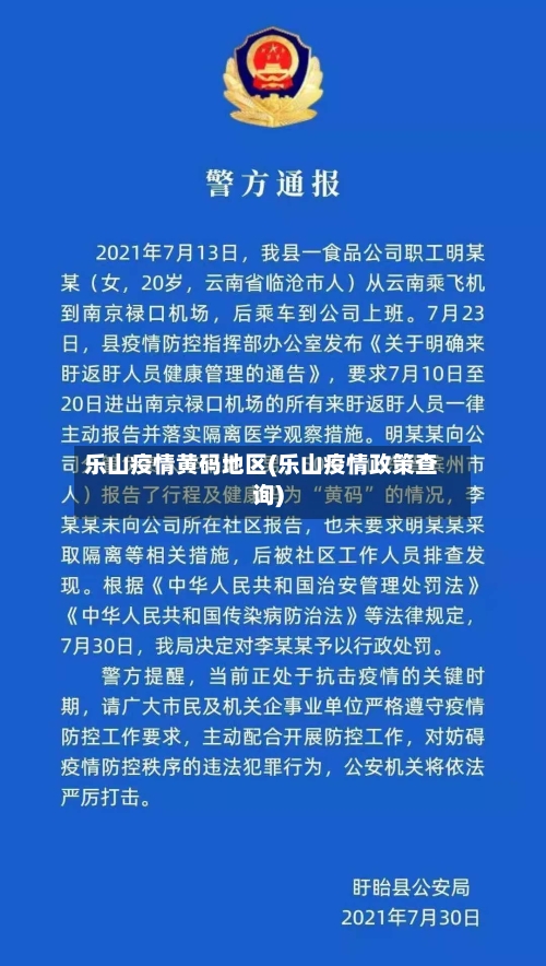乐山疫情黄码地区(乐山疫情政策查询)-第3张图片