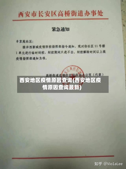 西安地区疫情原因查询(西安地区疫情原因查询最新)